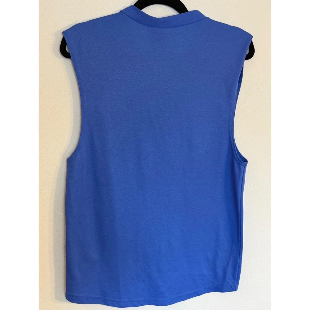 Vintage Nike Echelon Blue Sleeveless V-Neck Athletic Top XL